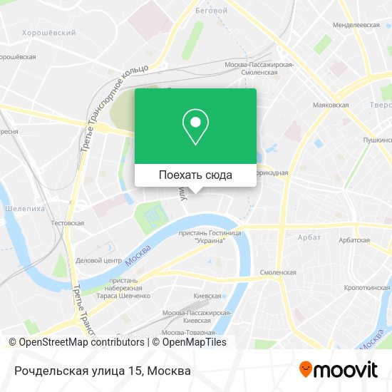 Карта Рочдельская улица 15