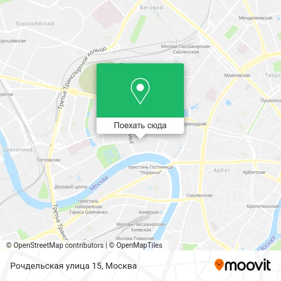 Карта Рочдельская улица 15