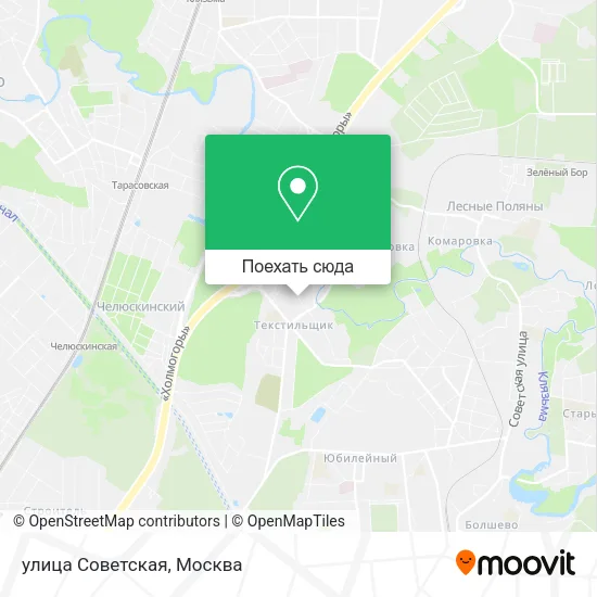 Карта улица Советская