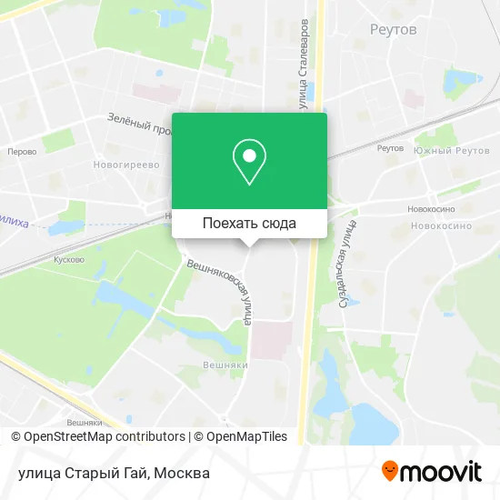 Карта улица Старый Гай