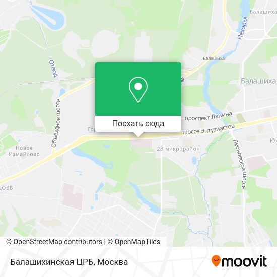 Карта Балашихинская ЦРБ