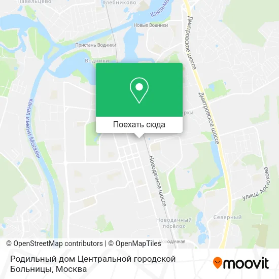 Карта Родильный дом Центральной городской Больницы