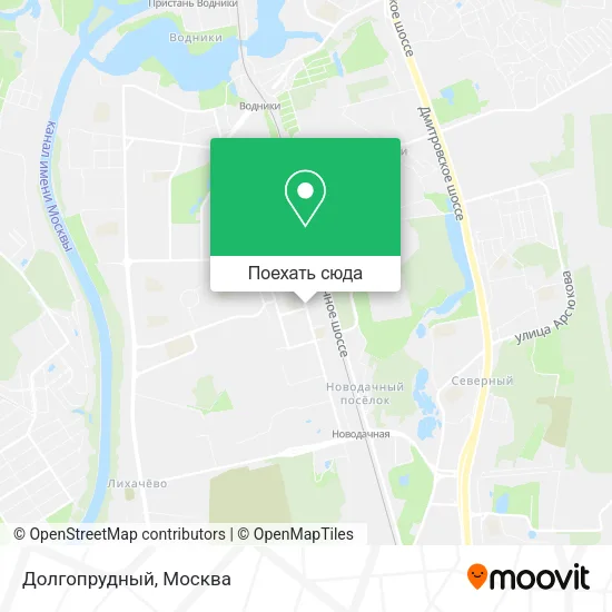 Карта Долгопрудный