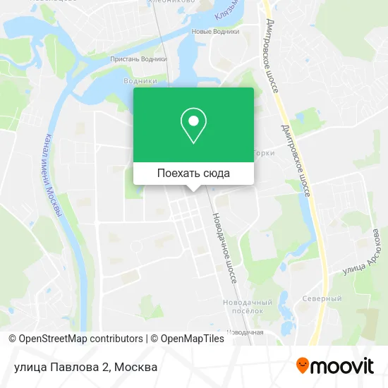 Карта улица Павлова 2