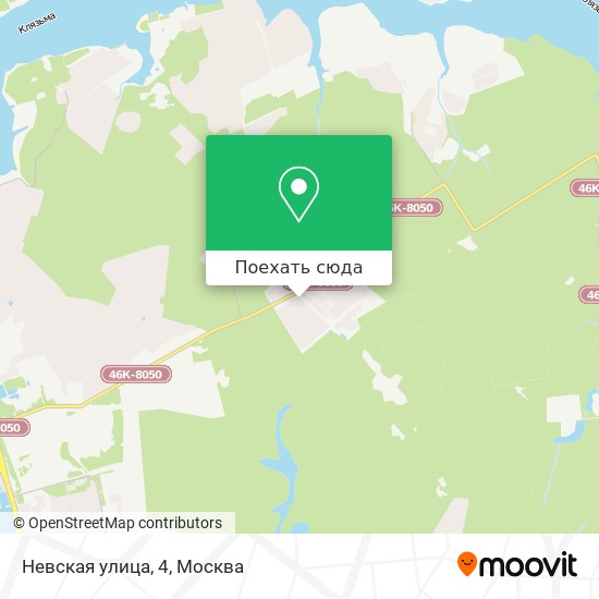 Карта Невская улица, 4
