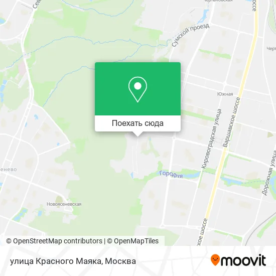 Карта улица Красного Маяка