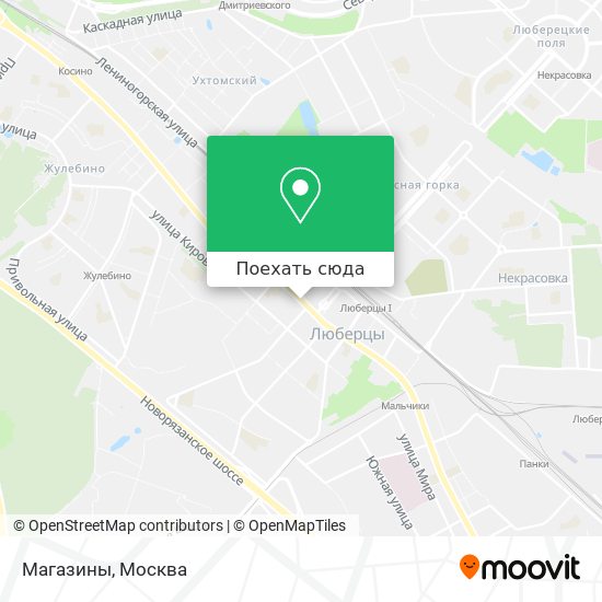 Карта Магазины
