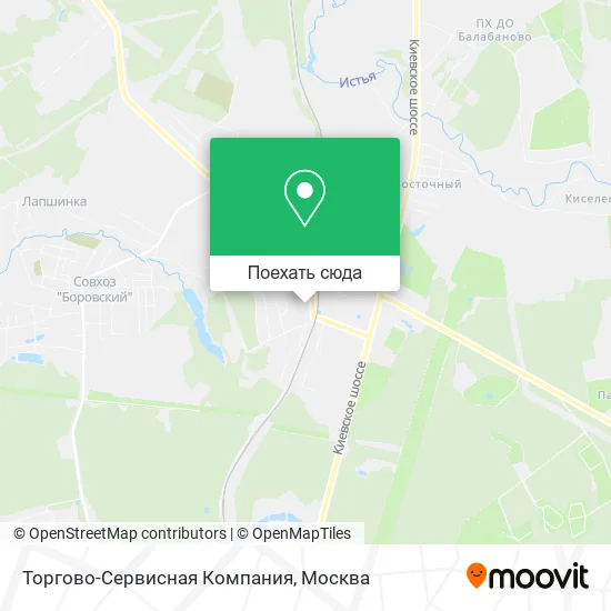 Карта Торгово-Сервисная Компания
