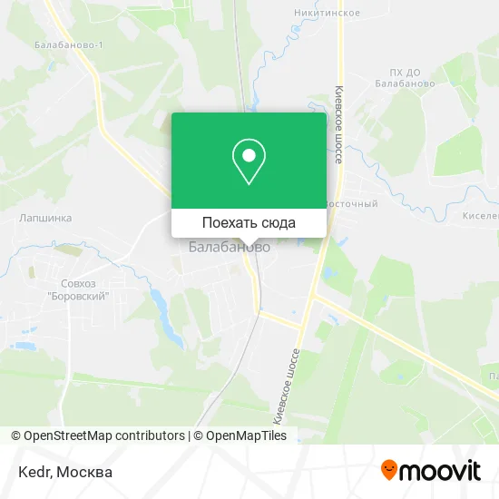 Карта Kedr
