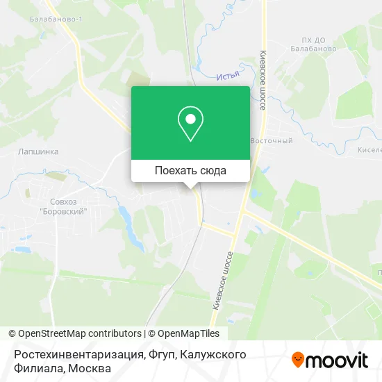 Карта Ростехинвентаризация, Фгуп, Калужского Филиала