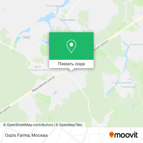 Карта Oazis Farma