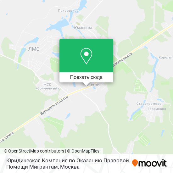 Карта Юридическая Компания по Оказанию Правовой Помощи Мигрантам
