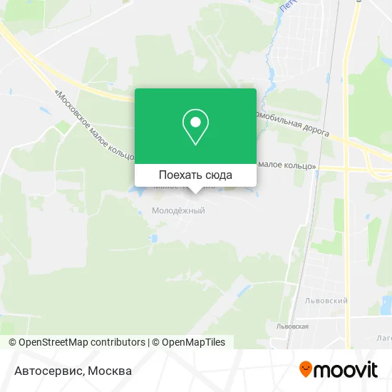 Карта Автосервис