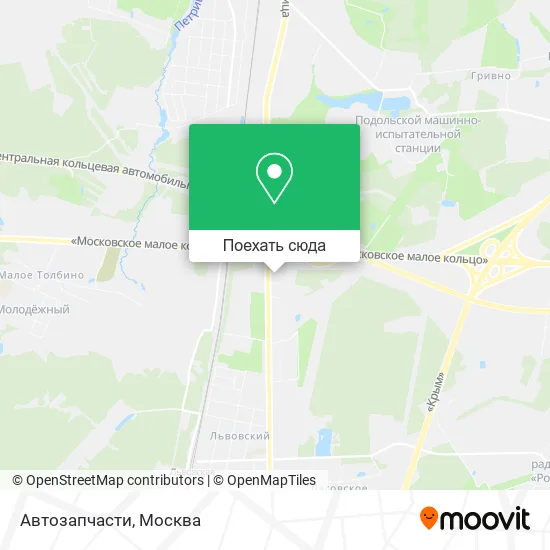 Карта Автозапчасти
