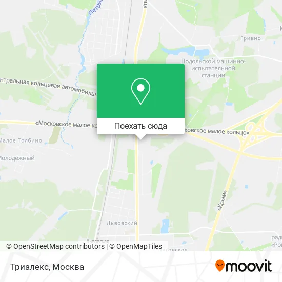 Карта Триалекс