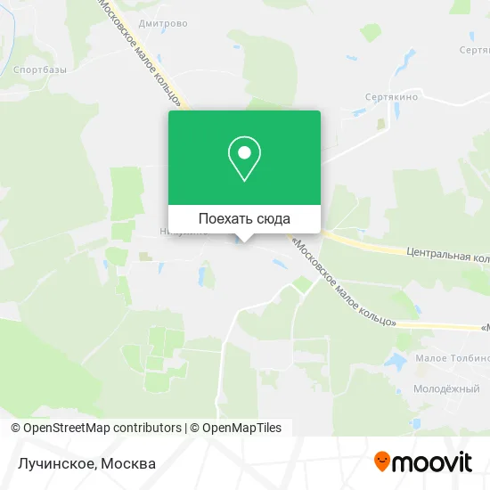 Карта Лучинское