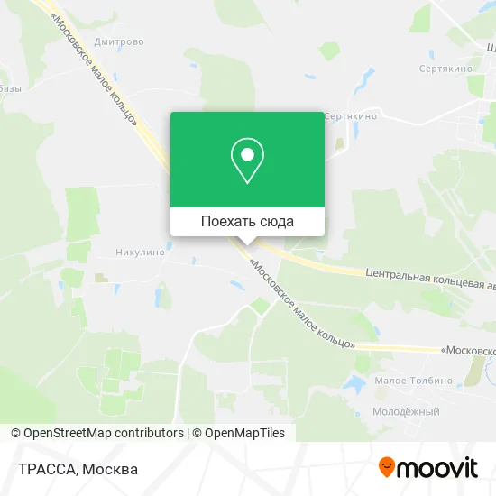 Карта ТРАССА