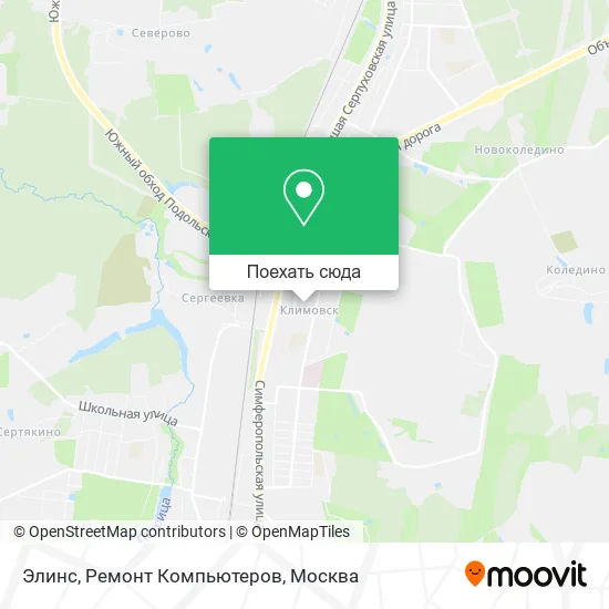 Карта Элинс, Ремонт Компьютеров
