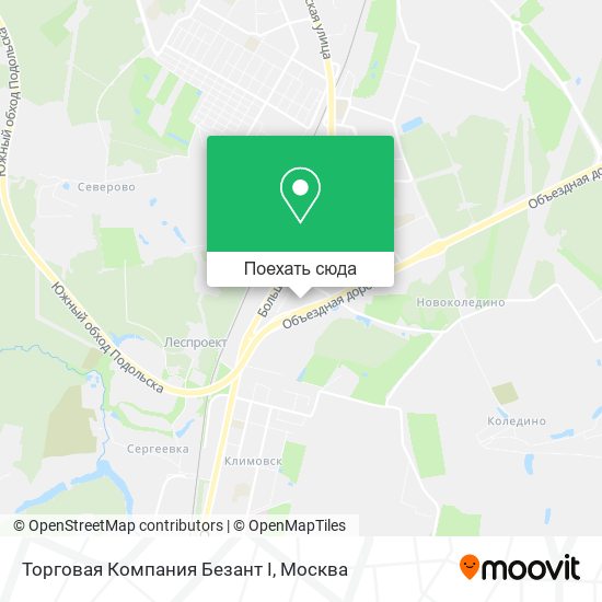 Карта Торговая Компания Безант I