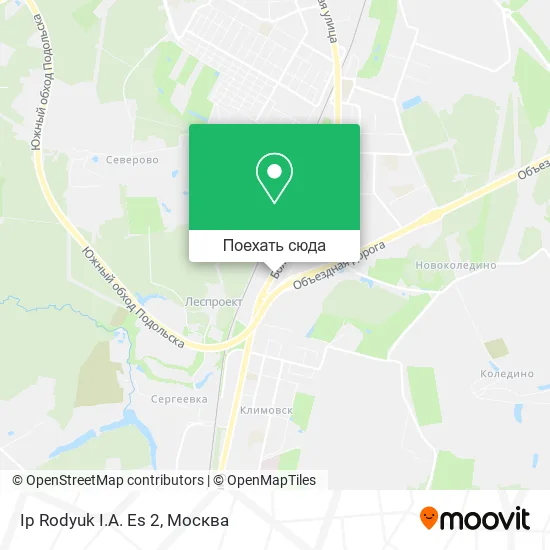 Карта Ip Rodyuk I.A. Es 2