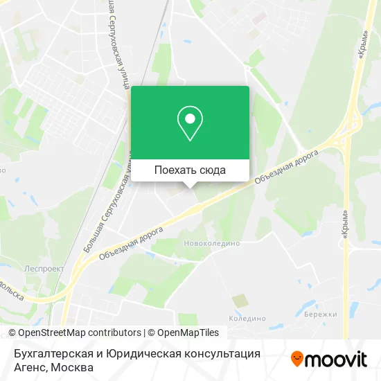 Карта Бухгалтерская и Юридическая консультация Агенс