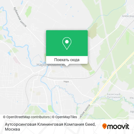 Карта Аутсорсинговая Клининговая Компания Geed
