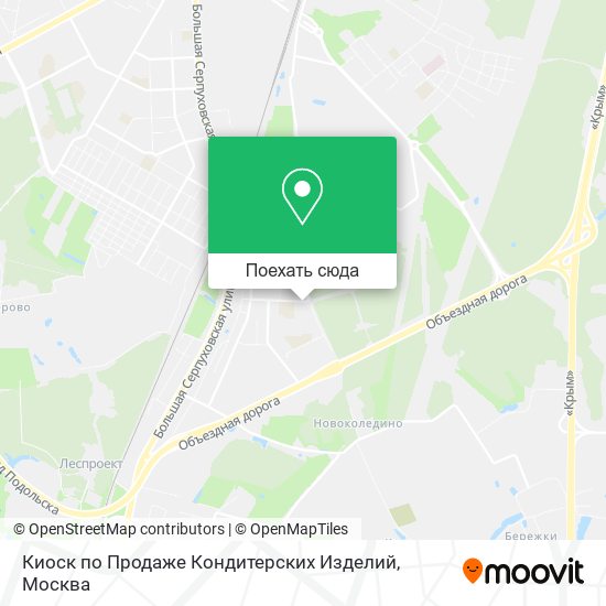 Карта Киоск по Продаже Кондитерских Изделий