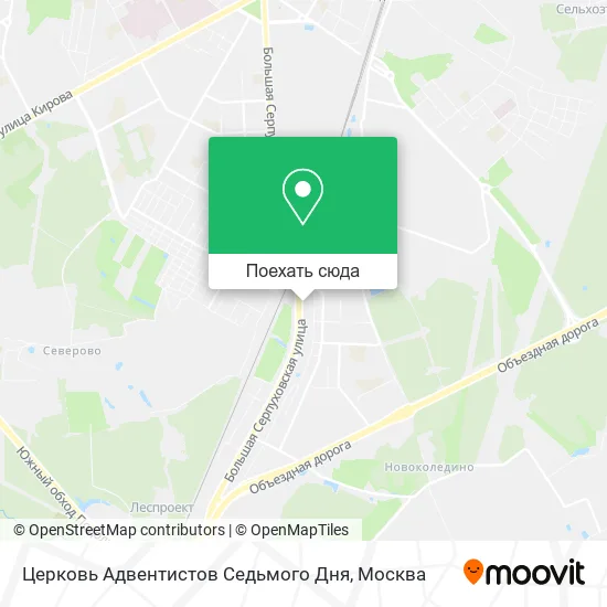 Карта Церковь Адвентистов Седьмого Дня