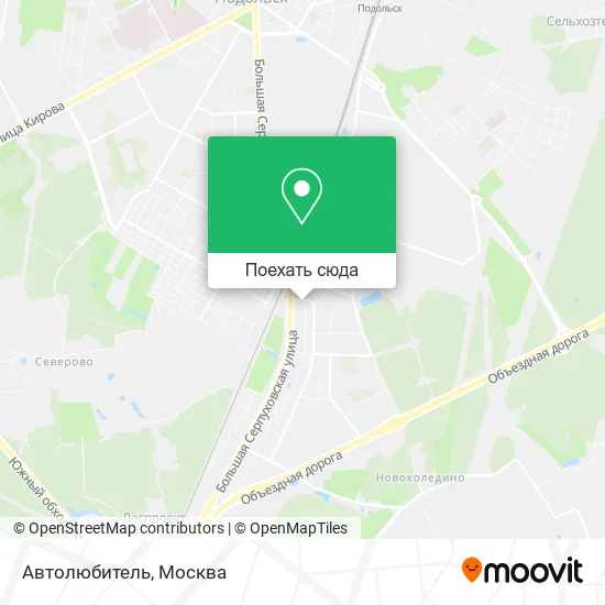 Карта Автолюбитель