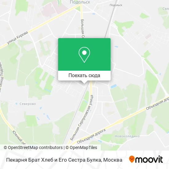 Карта Пекарня Брат Хлеб и Его Сестра Булка