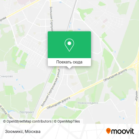 Карта Зоомикс