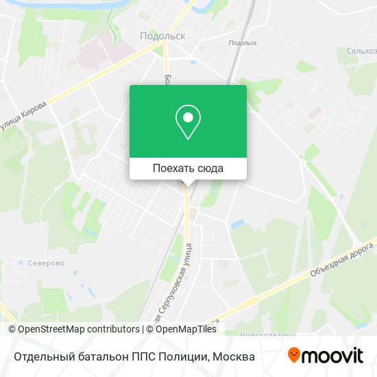 Карта Отдельный батальон ППС Полиции