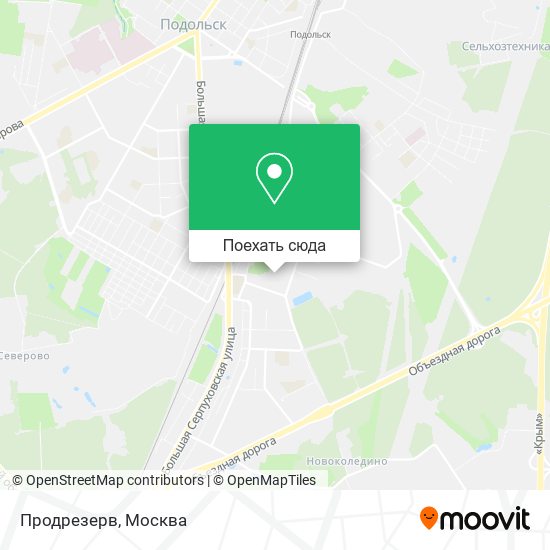 Карта Продрезерв
