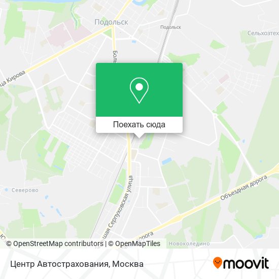Карта Центр Автострахования