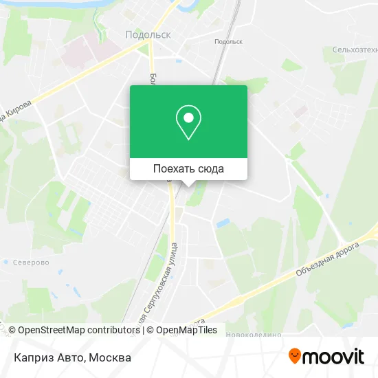Карта Каприз Авто