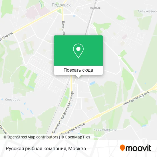 Карта Русская рыбная компания