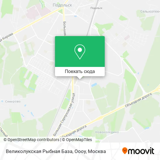 Карта Великолукская Рыбная База, Оооy