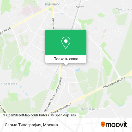 Карта Сарма Типография
