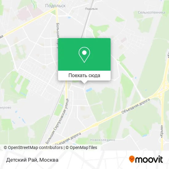 Карта Детский Рай