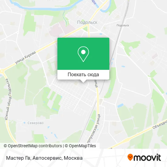 Карта Мастер Гв, Автосервис
