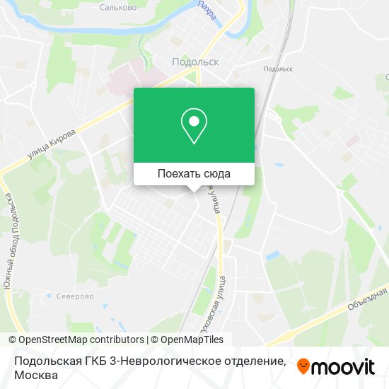 Карта Подольская ГКБ 3-Неврологическое отделение