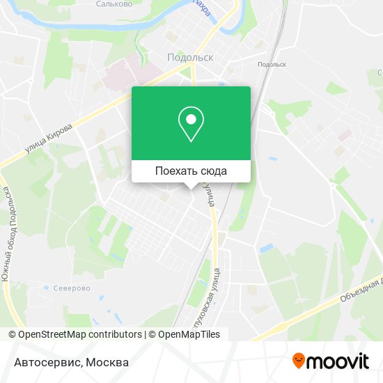 Карта Автосервис