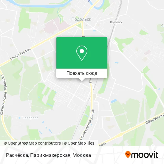 Карта Расчёска, Парикмахерская