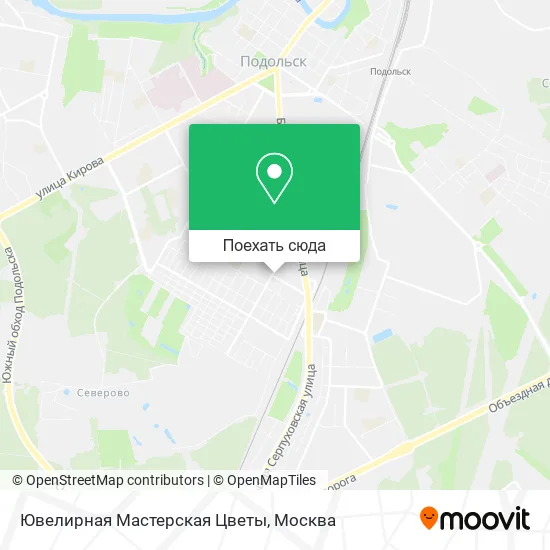 Карта Ювелирная Мастерская Цветы