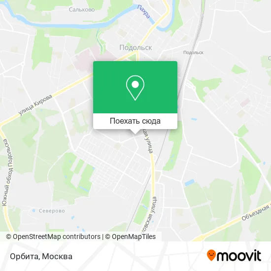 Карта Орбита