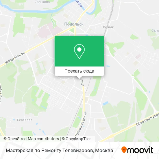 Карта Мастерская по Ремонту Телевизоров
