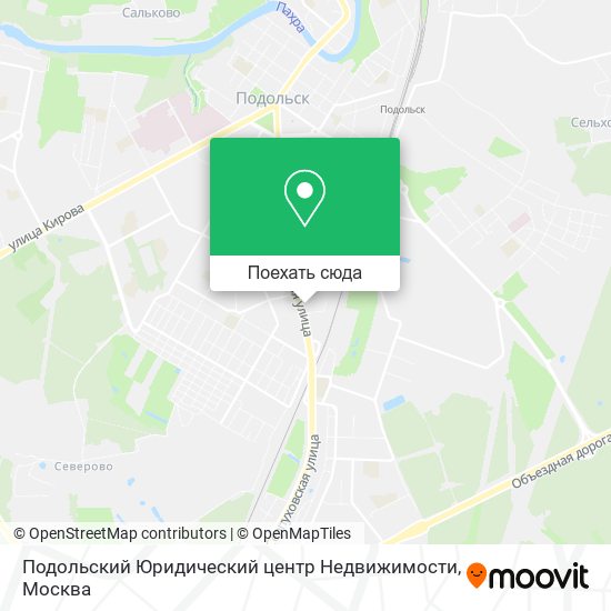 Карта Подольский Юридический центр Недвижимости
