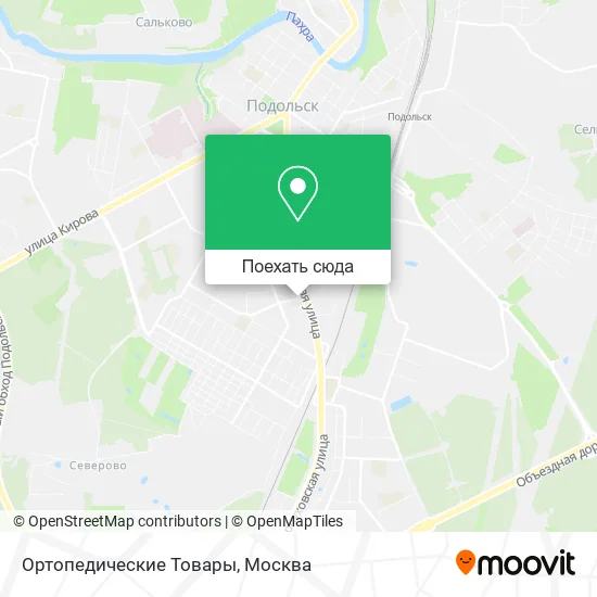 Карта Ортопедические Товары