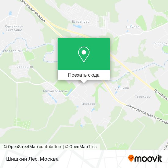 Карта Шишкин Лес