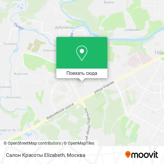 Карта Салон Красоты Elizabeth